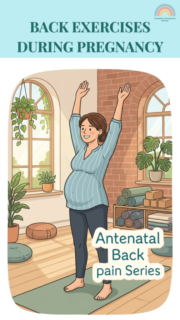 Back Exercises during Pregnancy (Antenatal Back Pain Series)