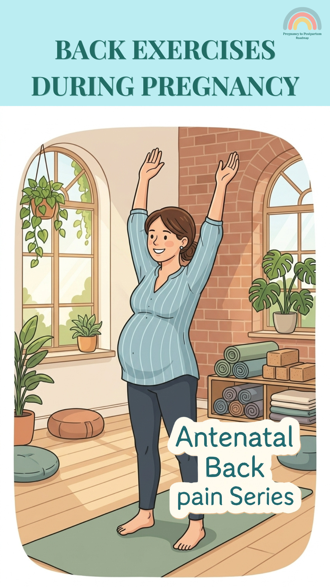 Back Exercises during Pregnancy (Antenatal Back Pain Series)
