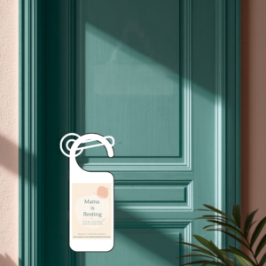 Gentle Mama door sign free printable